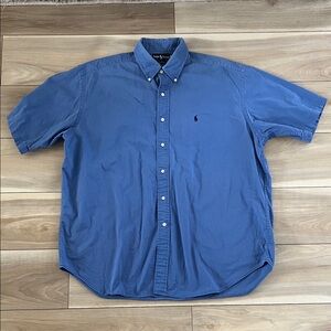 Ralph Lauren Blue Casual Button Down Shirt